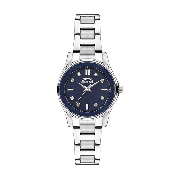 Slazenger Women Silver Stainless Steel Analog Watch