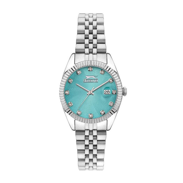 Slazenger Women Silver Stainless Steel Analog Watch