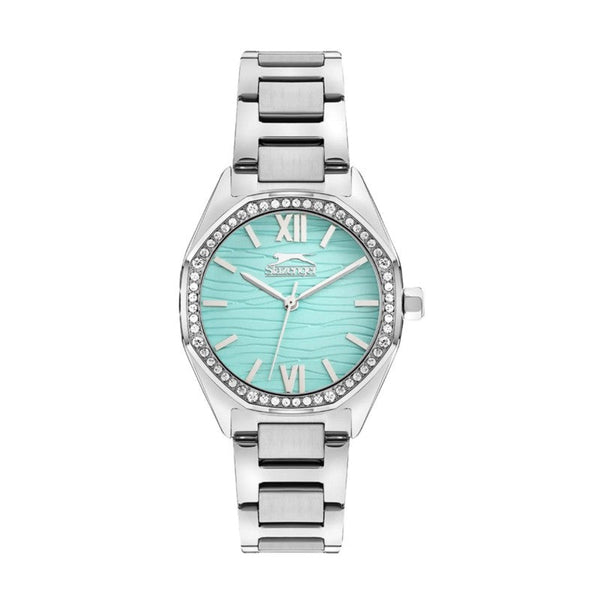 Slazenger Women Silver Stainless Steel Analog Watch