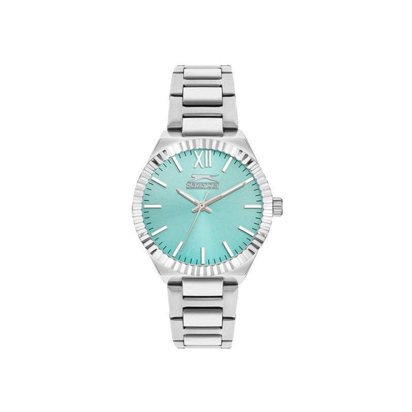 Slazenger Women Silver Stainless Steel Analog Watch