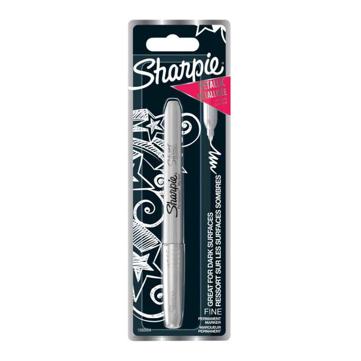 Sharpie Permanent Marker Metallic Silver Bls 0.9 mm SP-1986004