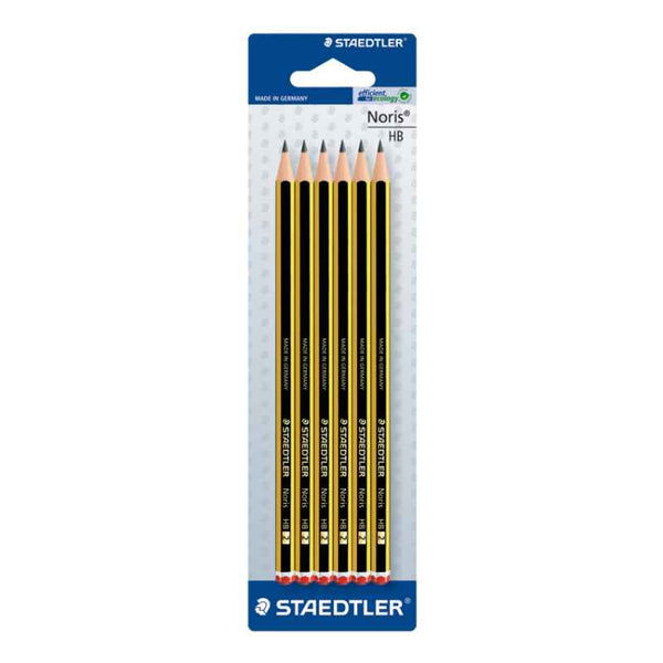 Staedtler Noris Pencils HB Blister Set of 6 ST-120-2BK6DA
