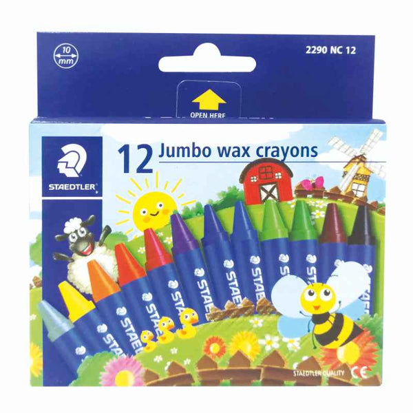 Staedtler Noris Club Jumbo Wax Crayon 12 Colors