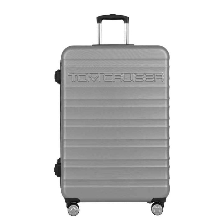 Tomcruiser Premier Smart Scale Hard Trolley 20, 24, 28 Inch Silver TC-HT-117