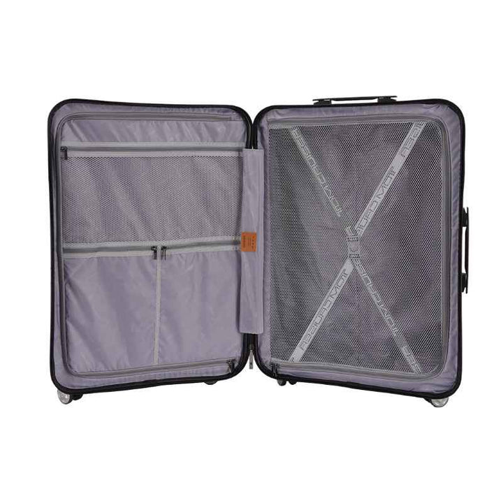 Tomcruiser Premier Smart Scale Hard Trolley 20, 24, 28 Inch Silver TC-HT-117