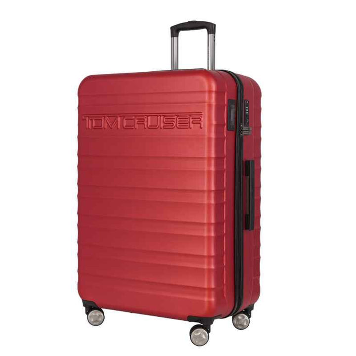 Tomcruiser Premier Smart Scale Hard Trolley 20, 24, 28 Inch Red TC-HT-119