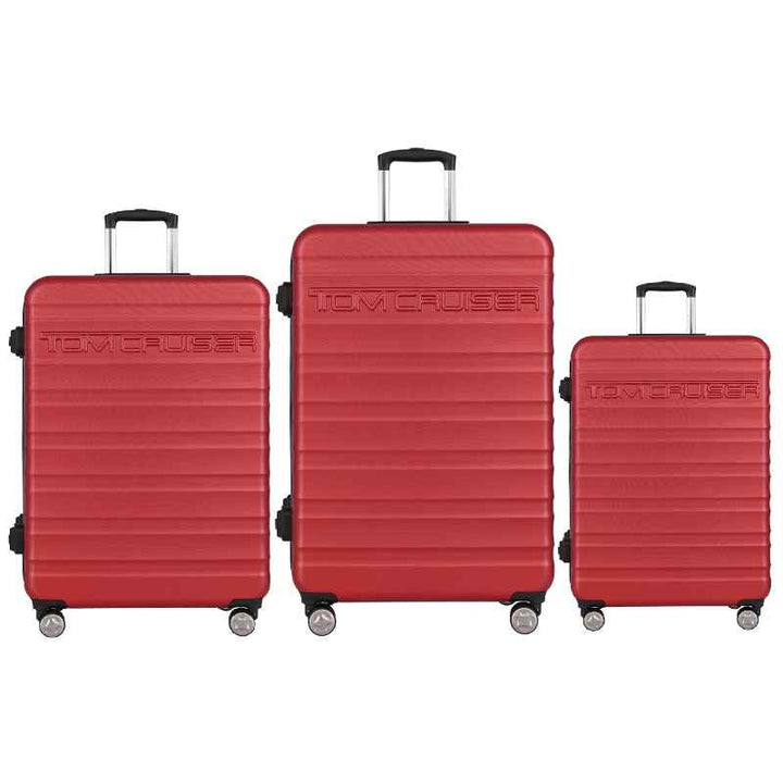 Tomcruiser Premier Smart Scale Hard Trolley 20, 24, 28 Inch Red TC-HT-119