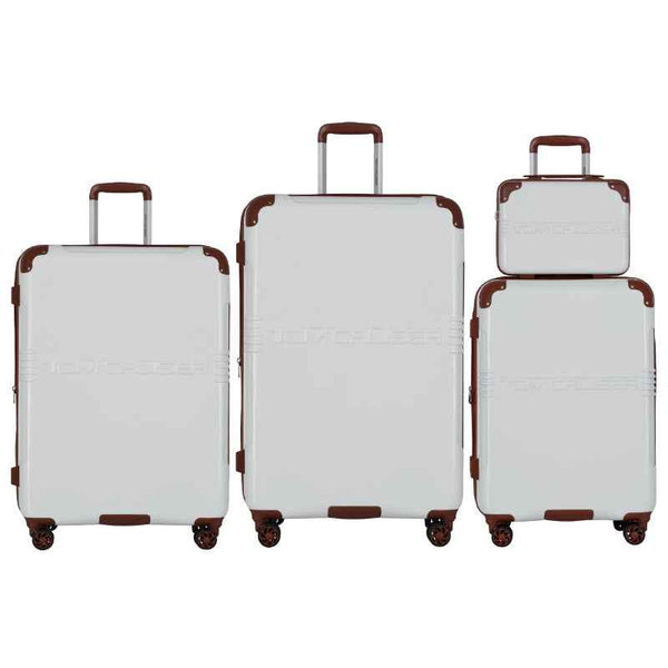Tomcruiser Grand Tour Hard Trolley 16, 20, 24, 28 Inch White TC-HT-120