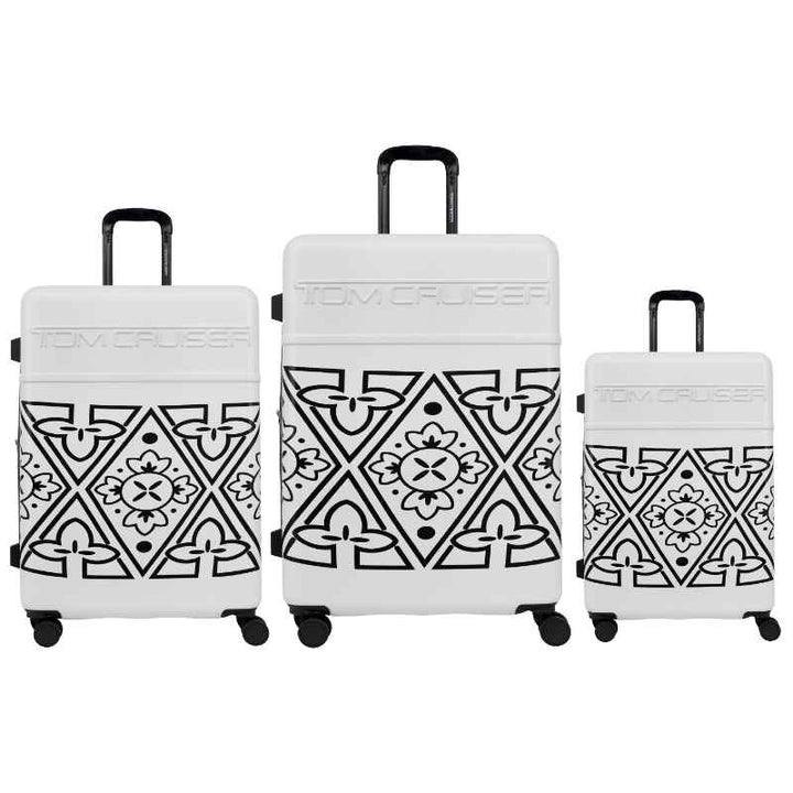 Tomcruiser Vision Hard Trolley 20, 24, 28 Inch White TC-HT-131