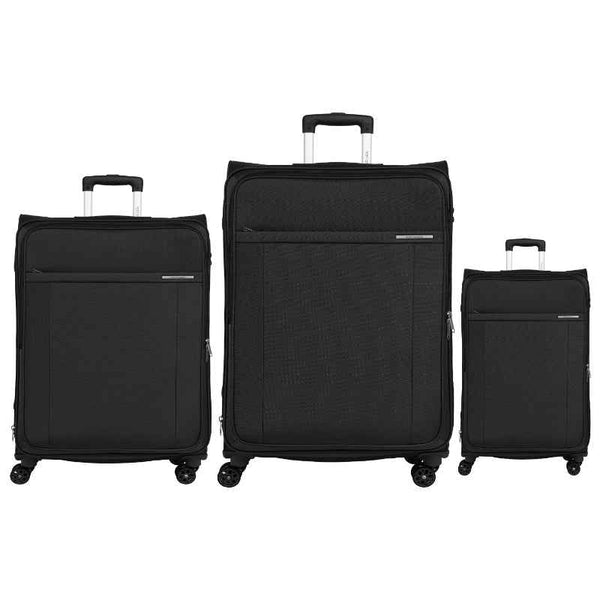 Tomcruiser Atlas Soft Luggage Trolley 20, 24, 28 Inch Black TC-HT-146