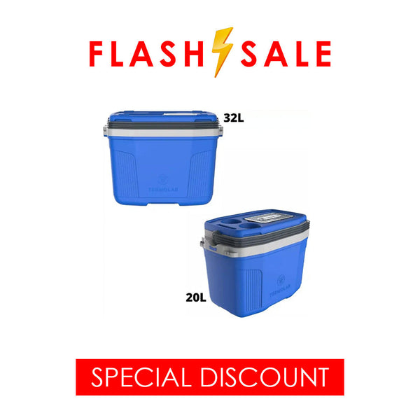 Termolar Combo Cooler Box 32 Liter, 20 Liter Blue