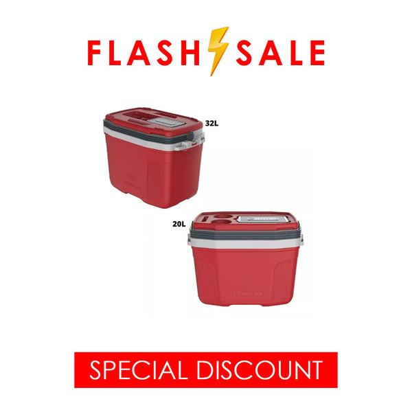 Termolar Combo Cooler Box 32 Liter, 20 Liter Red