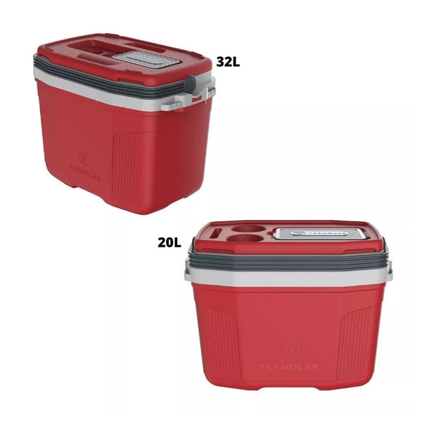 Termolar Combo Cooler Box 32 Liter, 20 Liter Red