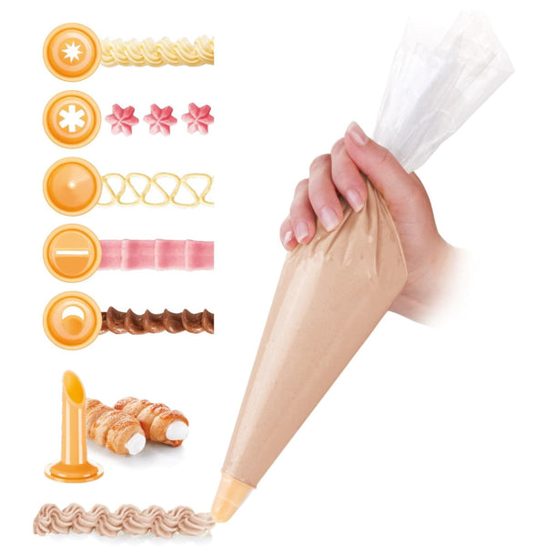 Tescoma Decorating bag DELICIA 6 Nozzles 10 pcs Set