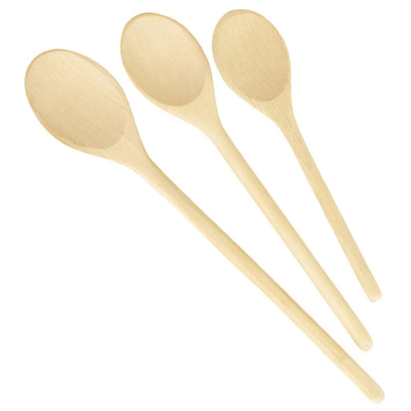 Tescoma Oval Stirring Spoons Woody 3 pcs Set 20, 25, 30 cm