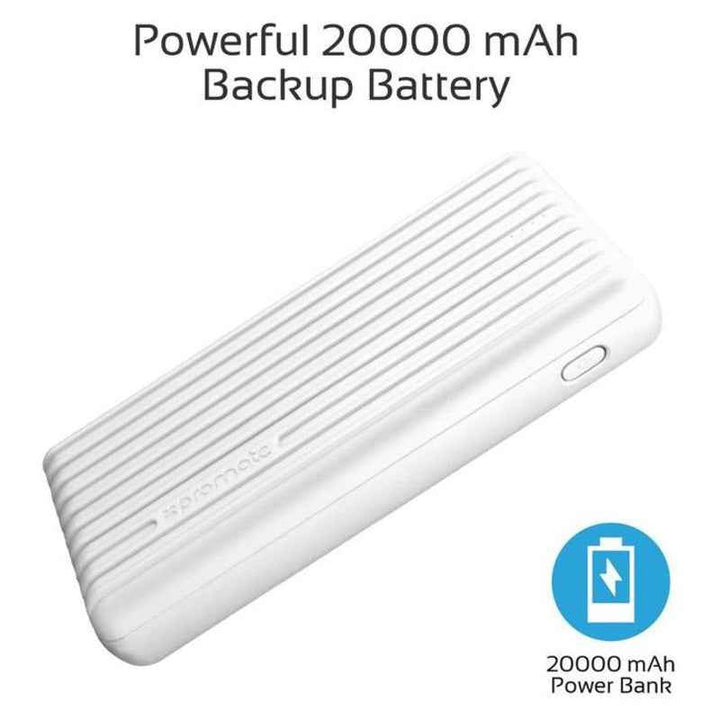 Promate TITAN20C Power Bank 20000 mAh White TITAN‐20C-WHT