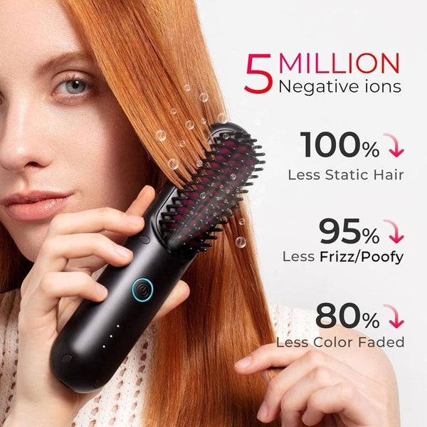 TYMO HC120 Porta Cordless Hair Straightener Black TY.HC120.BK - Salman Stores