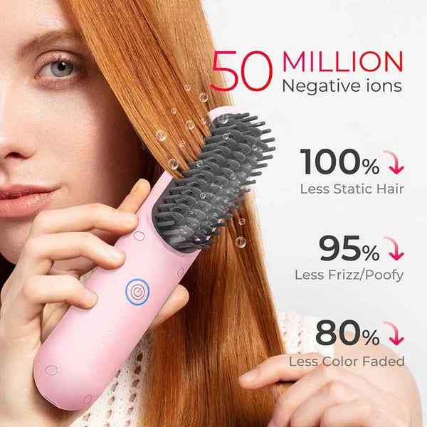 TYMO HC120 Porta Cordless Hair Straightener Pink TY.HC120.PK - Salman Stores