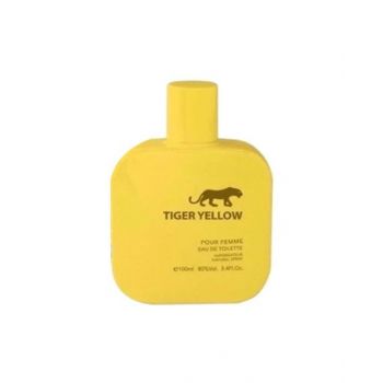 Cosmo Tiger Yellow Eau De Toilette Perfume For Men 100 ml - 3587925327278