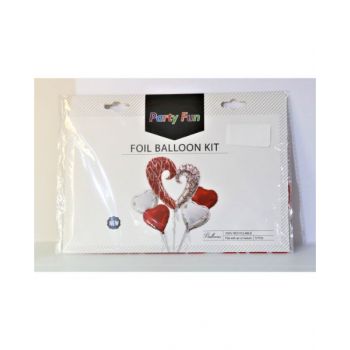 AQ Foil Balloon Heart Shape 5 pcs Red AQ0868169A