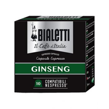 Bialetti Box 10 Caps Nesp Compatible Ginseng B097000007