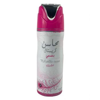 Mahasin Crystal Violet Deodorant 200 ml by Lattafa BB061734