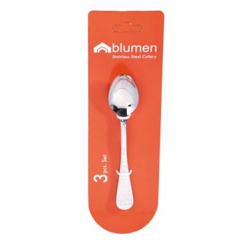 Blumen Tea Spoon Set 61 3 Pcs    	Bcts613P
