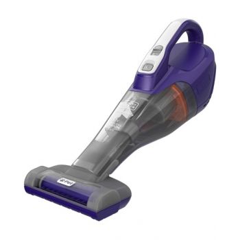 Black & Decker Handheld Vacuum Cleaner 12V Pet Dustbuster Grey/Purple BDDVB315JPGB
