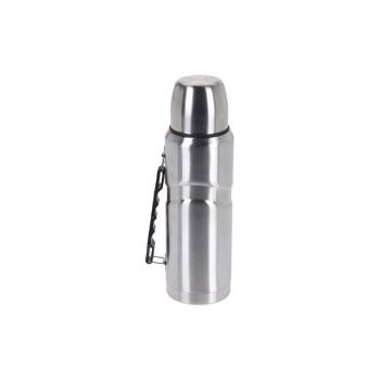 Koopman Stainless Steel Vacuum Flask Double Wall With Grip And Cup 1000ml / 33,82 oz 1000475