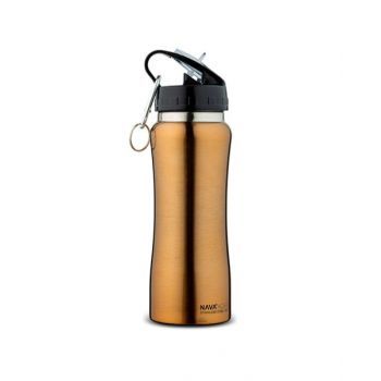 Nava Stainless Steel Vacuum Travel Bottle Copper With Keychain "Acer" 500ml 1001094