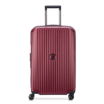 Delsey Trolley 4 Wheels Securitime Zip 68 cm Red 487329 D00217381104