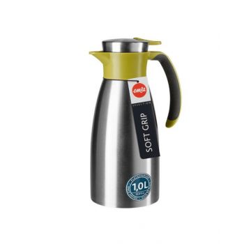 Emsa Vacuum Flask Soft Grip 1.0L Green EM514502