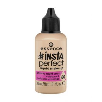 Essence Insta Perfect Liquid Make Up Matt Effect Foundation Waterproof 60 Crazy Caramel ESS902095