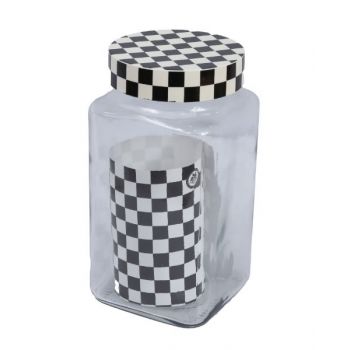 HM Canister Square Checkers 2.0 Liter HMT11255