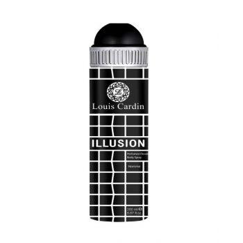 Louis Cardin Illusion Deodorant for Men 200 ml by Louis Cardin LCDSIL200