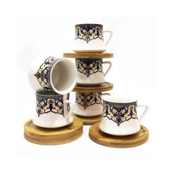 Luxehome Cup & Saucer 180 CC Porcelain LUX45