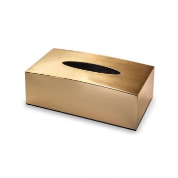 Vague Tissue Box Gold M02982