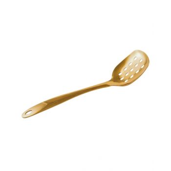 Vague Serving Spoon W Hole 25 cm Gold M131408