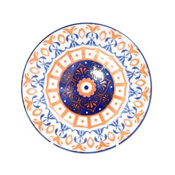 Che Brucia Plate Round Henna 6.5 Inch MD03038