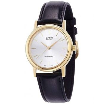 Casio Men's Leather Watch #MTP-1095Q-7A
