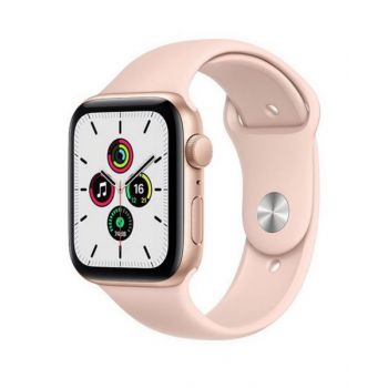 Apple Watch SE GPS 40mm Gold Aluminium Case with Pink Sand Sport Band MYDN2