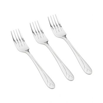 Nava Stainless Steel Cake Fork "Acer" 3 Pieces Set NV1000919