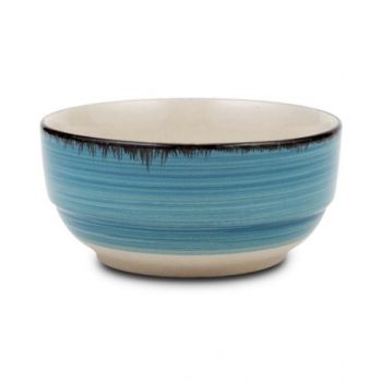 Nava Stoneware Cereal Bowl "Lines Faded Blue" 14cm NV1000951