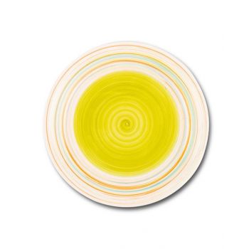 Nava Stoneware Dinner Plate "Lines Green" 27cm NV1001000