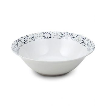 Nava Porcelain Salad Bowl "Maiolica Grey" 23cm NV1001016