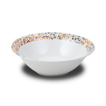 Nava Porcelain Salad Bowl "Maiolica Orange" 23cm NV1001017