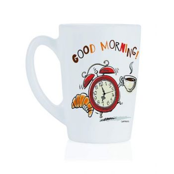 Luminarc Mug Opal New Morning Alarm 320 ml Q0570