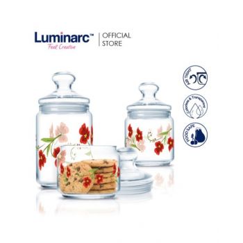 Luminarc Anthia 3Pcs Pot club Jar Set Q2554