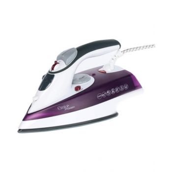 Emjoi 2200 Watts Anti Drip Steam Iron with Removable Filter -White and Violet UEI401