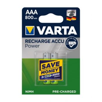 Virta Accu Rechargeable Aaa Battery 800 Mah - Pack Of 2